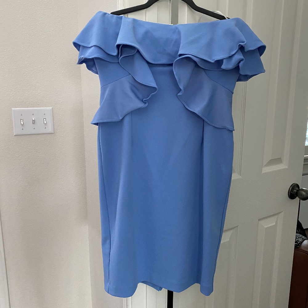 Blue Occasion Dress/baby shower dress